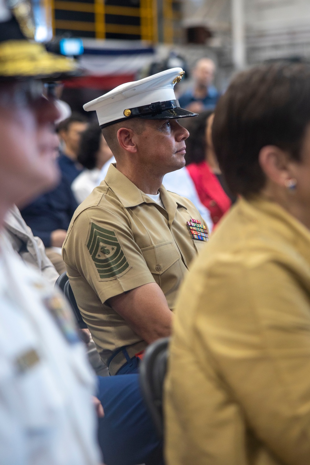 Naturalization ceremony aboard the USS Bataan