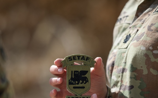 New SETAF-AF unit patch unveiled at African Lion 2024 in Tunisia