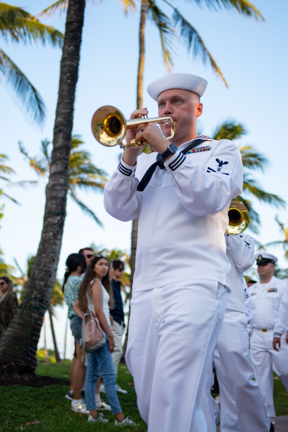 Navy Band Southeast performs in Miami South Beach