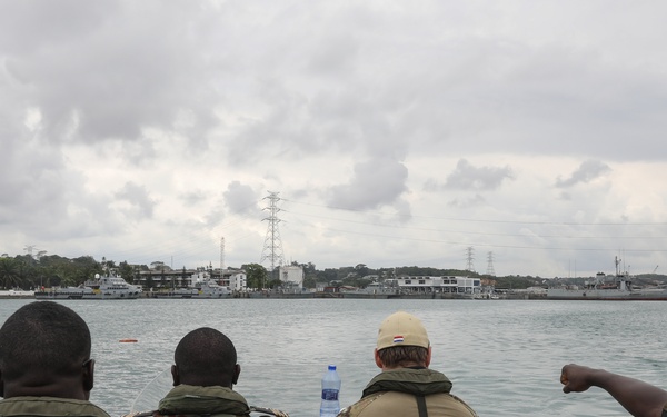 Togo and Benin Conduct Small Boat Training with U.S., Netherlands Instructors at Obangame Express 2024