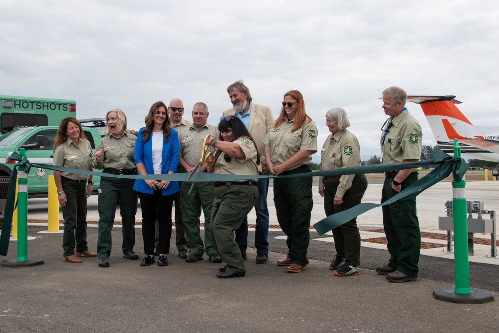 USFS celebrates Phase 1 of firefighting upgrades to Redding Air Attack Base