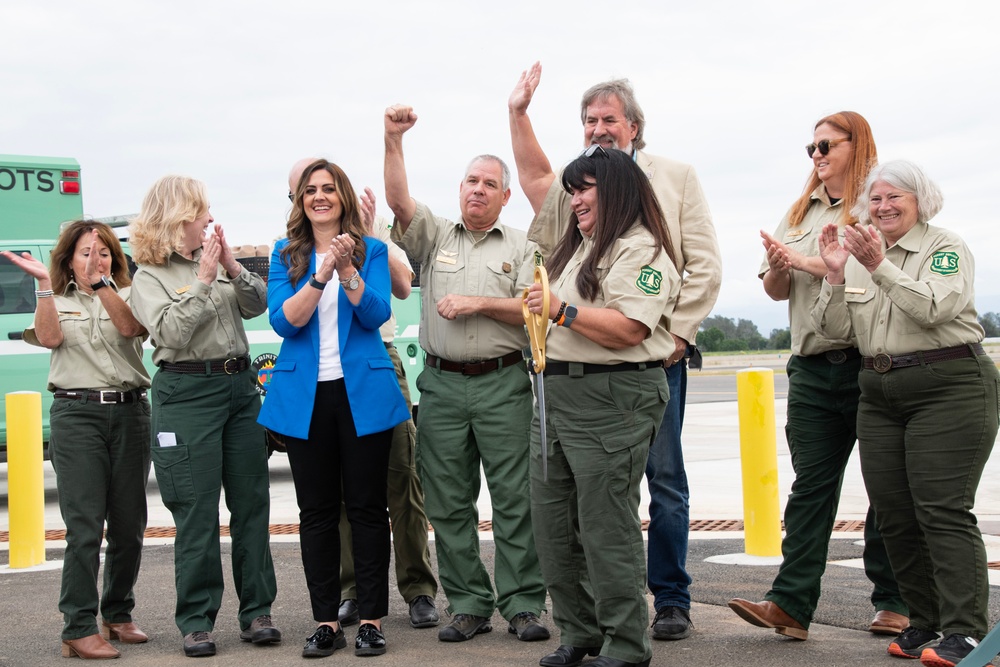 USFS celebrates Phase 1 of firefighting upgrades to Redding Air Attack Base