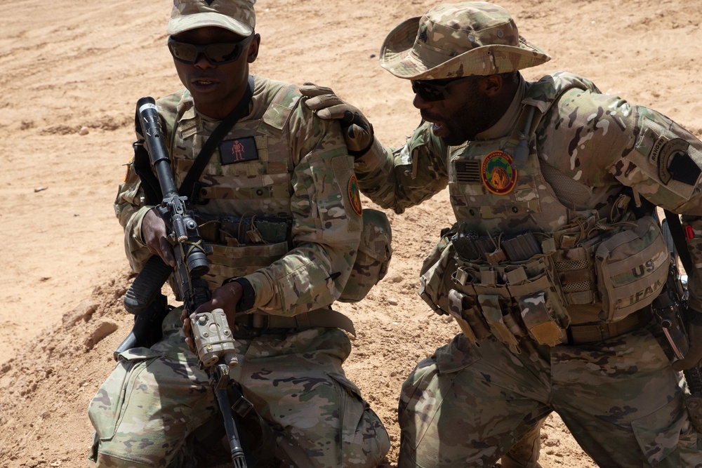 US conducts infantry squad attack lanes as part of African Lion 2024