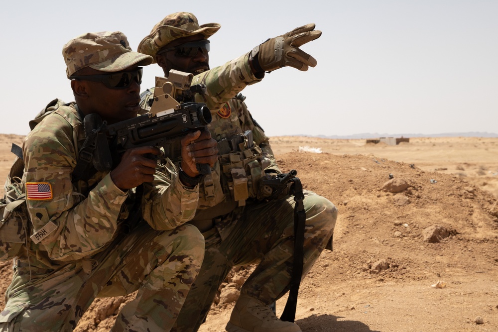 US conducts infantry squad attack lanes as part of African Lion 2024