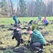 Tree planters were abundant for Fort McCoy’s 2024 Arbor Day celebration; hundreds of trees planted