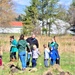 Tree planters were abundant for Fort McCoy’s 2024 Arbor Day celebration; hundreds of trees planted