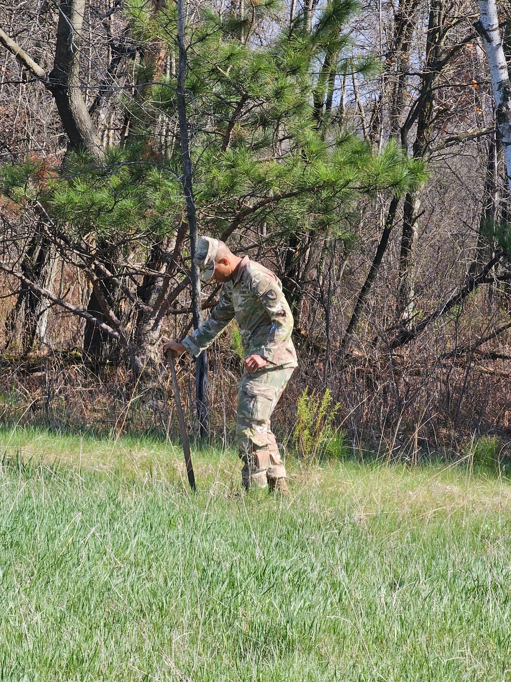 Tree planters were abundant for Fort McCoy’s 2024 Arbor Day celebration; hundreds of trees planted