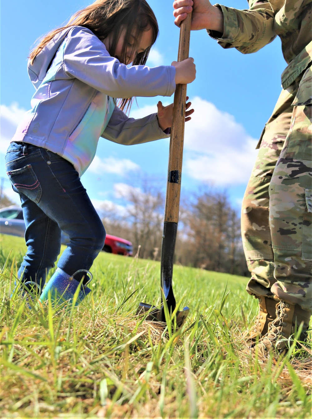 Tree planters were abundant for Fort McCoy’s 2024 Arbor Day celebration; hundreds of trees planted