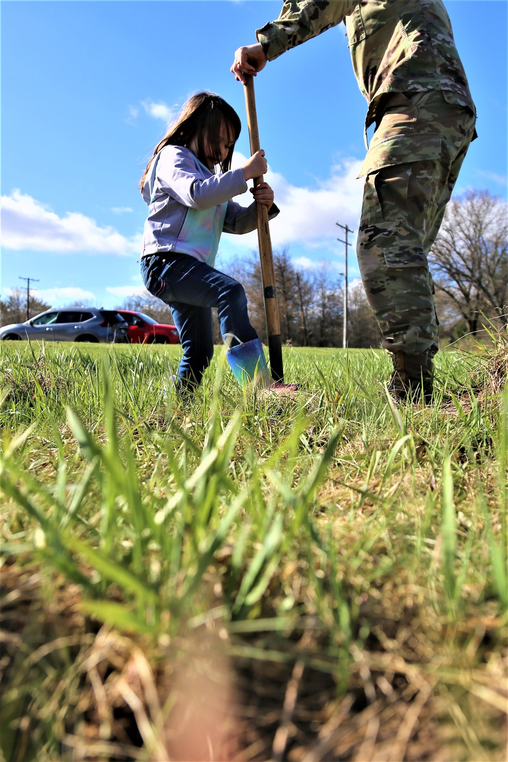 Tree planters were abundant for Fort McCoy’s 2024 Arbor Day celebration; hundreds of trees planted