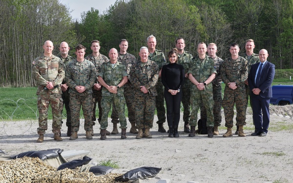 Maj. Gen. Sofge Visits Netherlands Marine Corps Key Leaders
