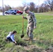 Tree planters were abundant for Fort McCoy’s 2024 Arbor Day celebration; hundreds of trees planted