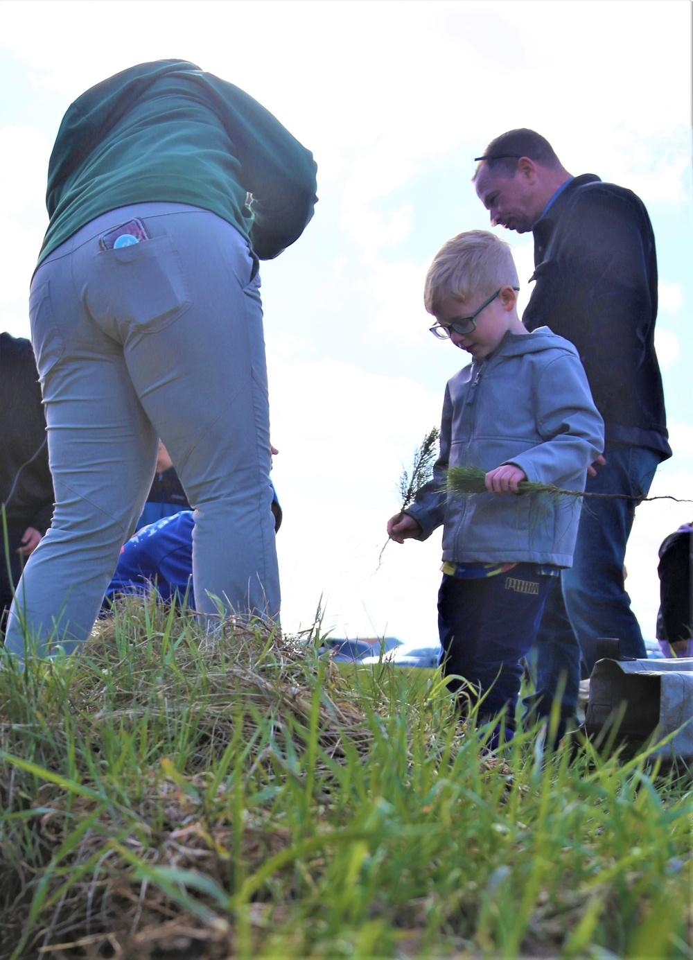 Tree planters were abundant for Fort McCoy’s 2024 Arbor Day celebration; hundreds of trees planted