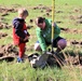 Tree planters were abundant for Fort McCoy’s 2024 Arbor Day celebration; hundreds of trees planted