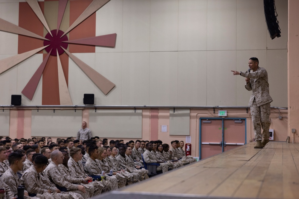 Sergeant Major of the Marine Corps visits The Combat Center