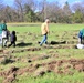 Tree planters were abundant for Fort McCoy’s 2024 Arbor Day celebration; hundreds of trees planted