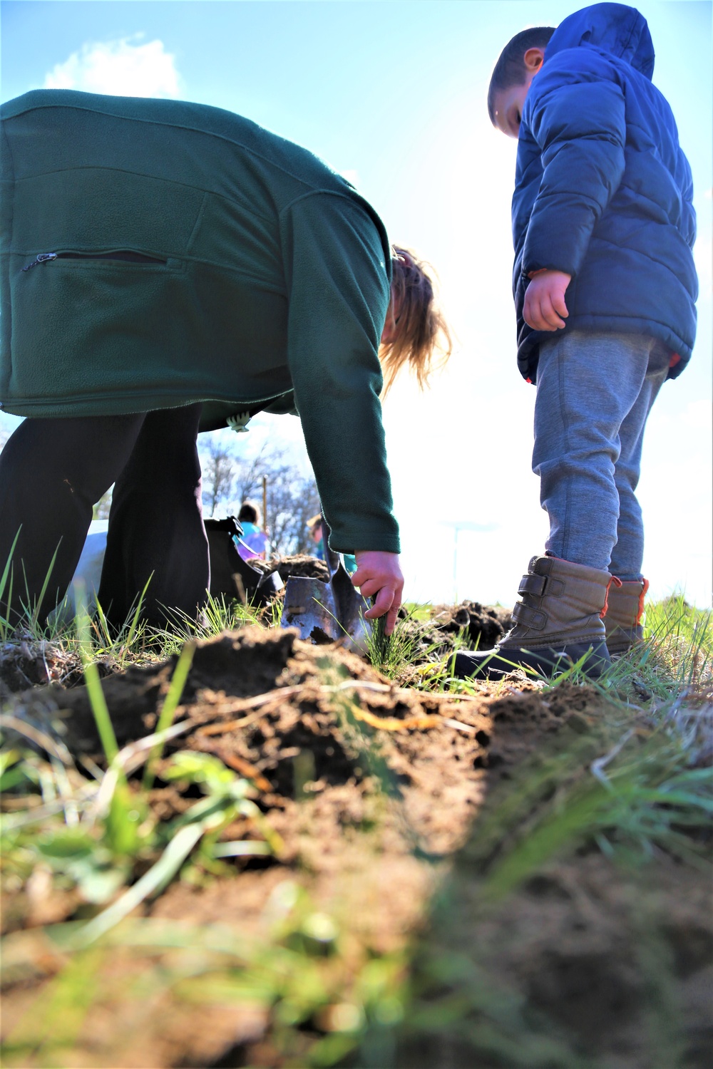 Tree planters were abundant for Fort McCoy’s 2024 Arbor Day celebration; hundreds of trees planted