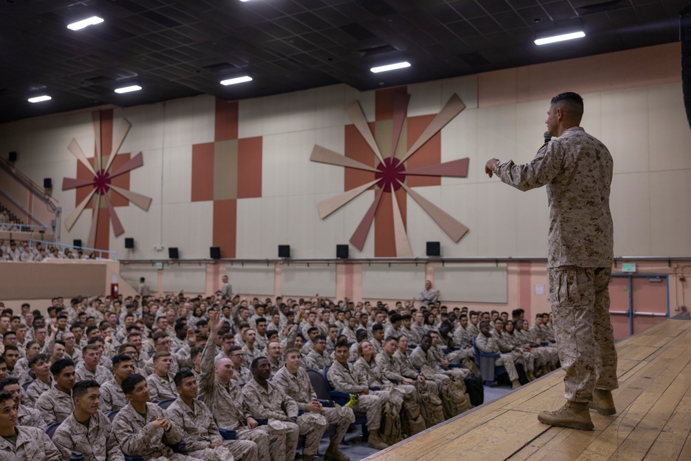 Sergeant Major of the Marine Corps visits The Combat Center