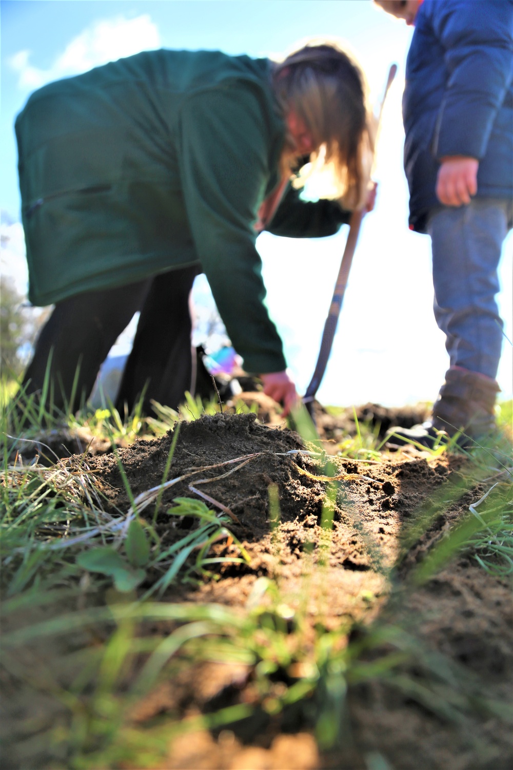 Tree planters were abundant for Fort McCoy’s 2024 Arbor Day celebration; hundreds of trees planted