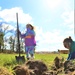 Tree planters were abundant for Fort McCoy’s 2024 Arbor Day celebration; hundreds of trees planted