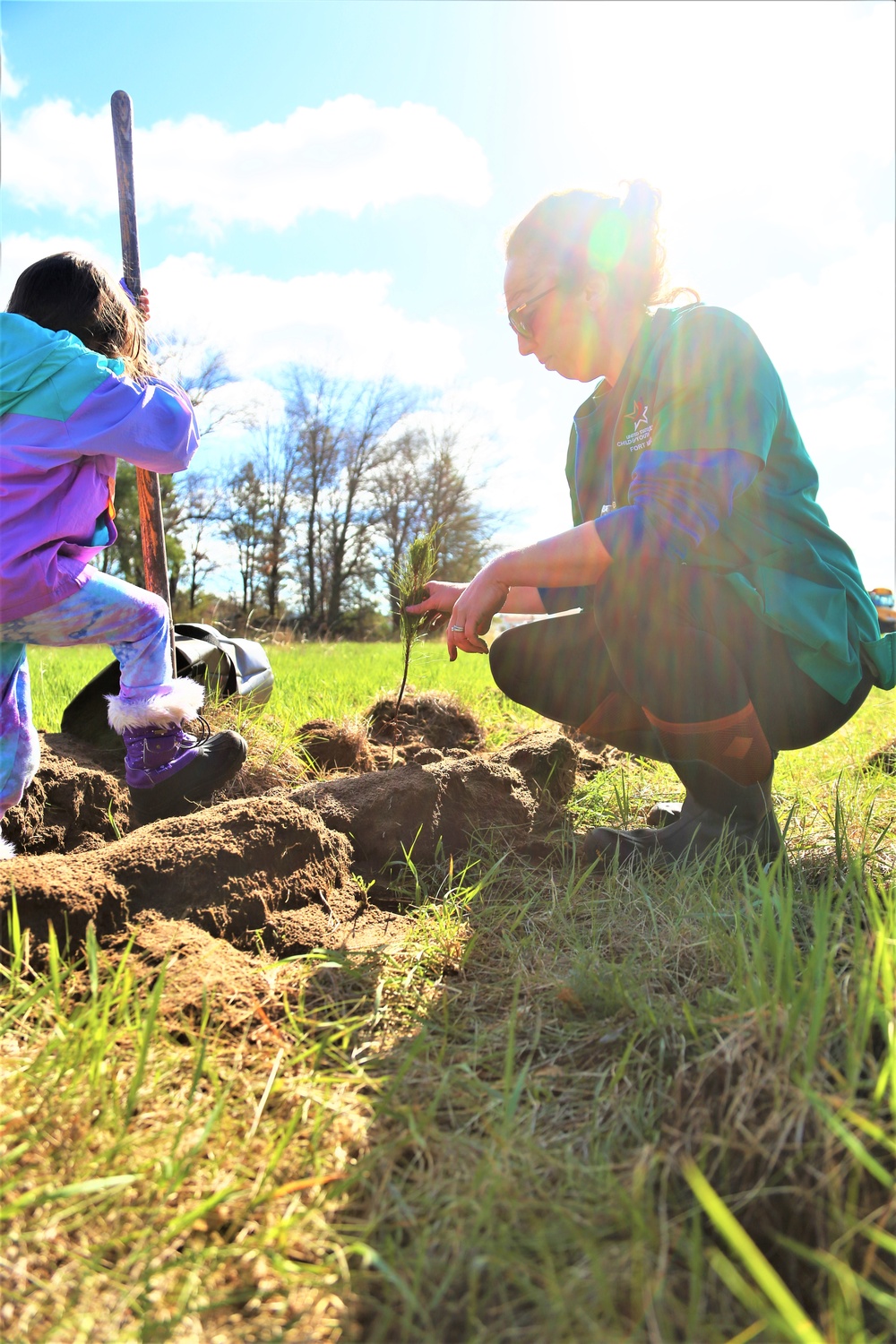 Tree planters were abundant for Fort McCoy’s 2024 Arbor Day celebration; hundreds of trees planted