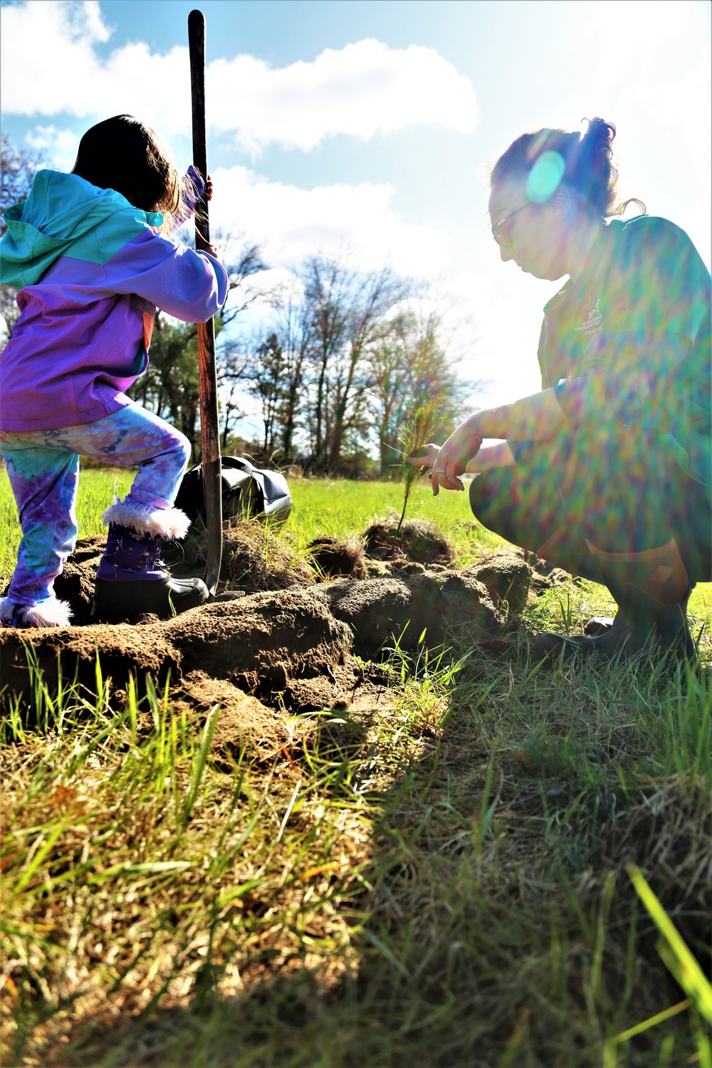 Tree planters were abundant for Fort McCoy’s 2024 Arbor Day celebration; hundreds of trees planted