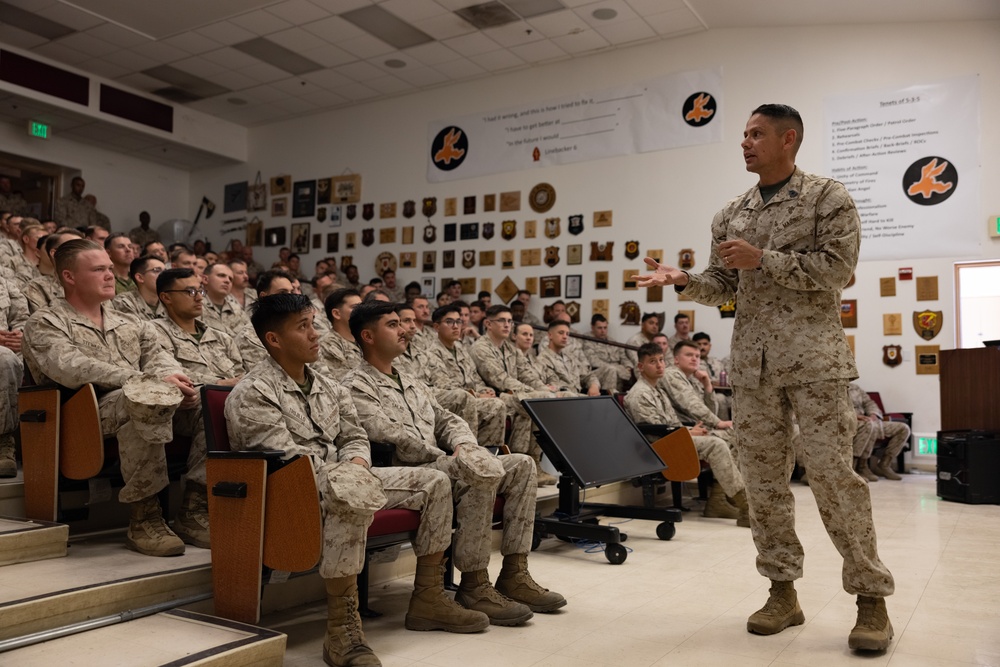 Sergeant Major of the Marine Corps visits The Combat Center