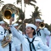 U.S. Navy Sailor walks during parade in support of Fleet Week Miami 2024