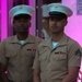 U.S. Marine Corps service members pose for a photo during Fleet Week Miami 2024