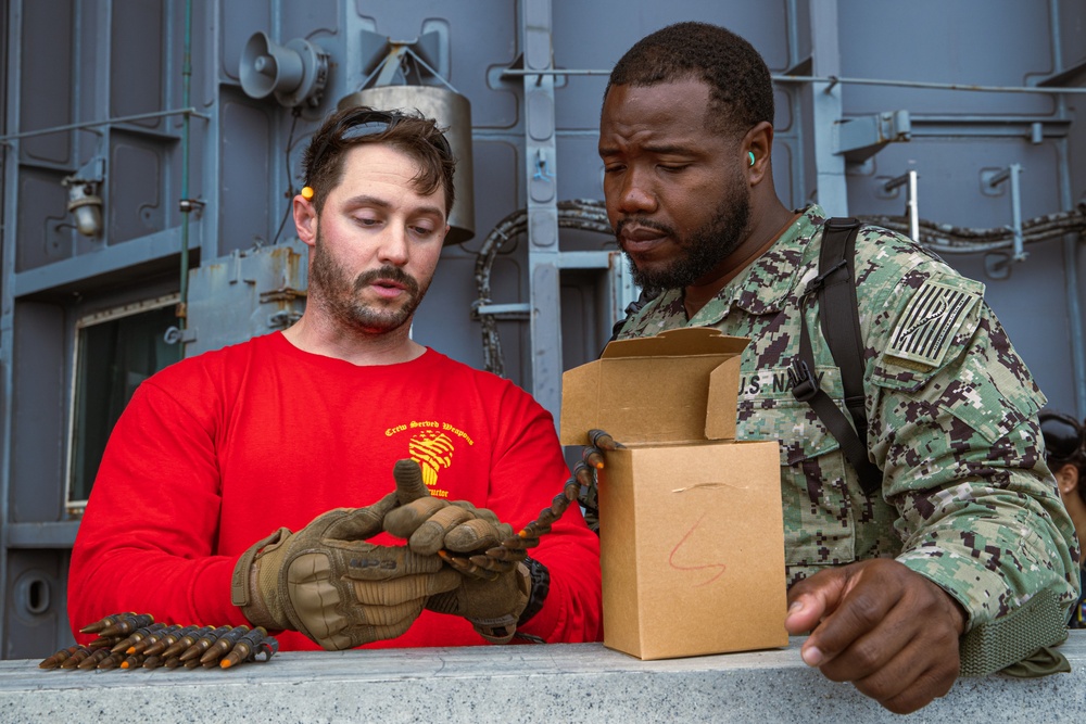 George Washington conducts Live Fire Exercise