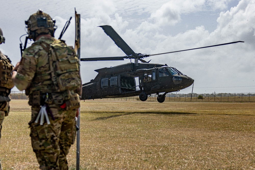 Soldiers conduct casualty evacuation training during TRADEWINDS 24