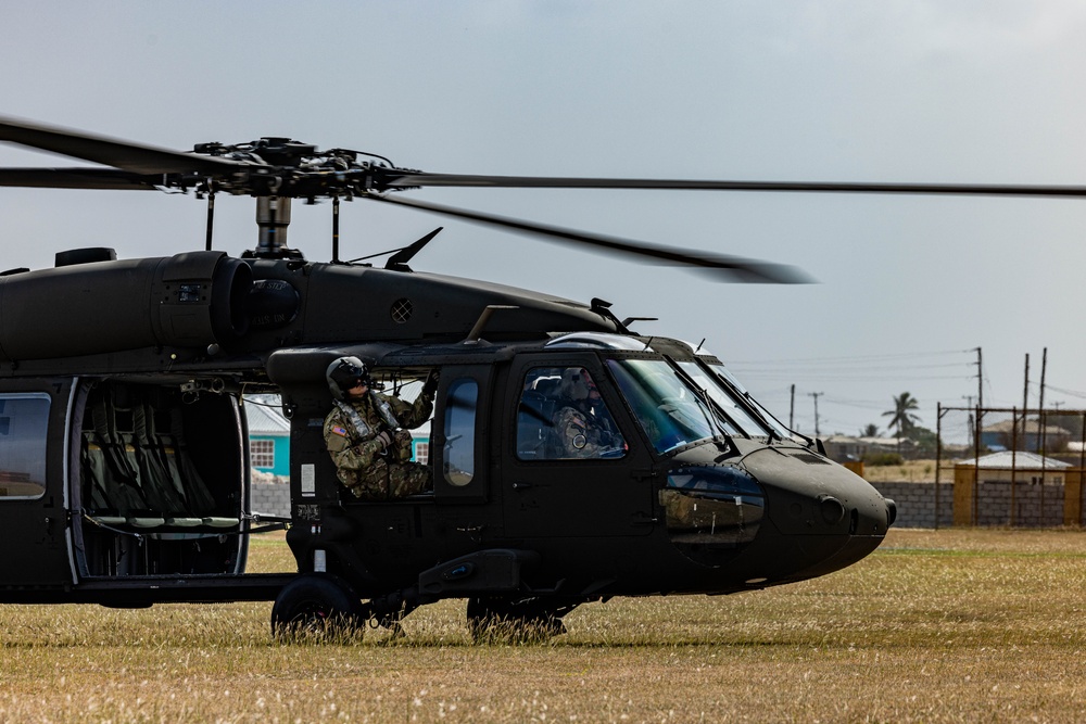 Soldiers conduct casualty evacuation training during TRADEWINDS 24