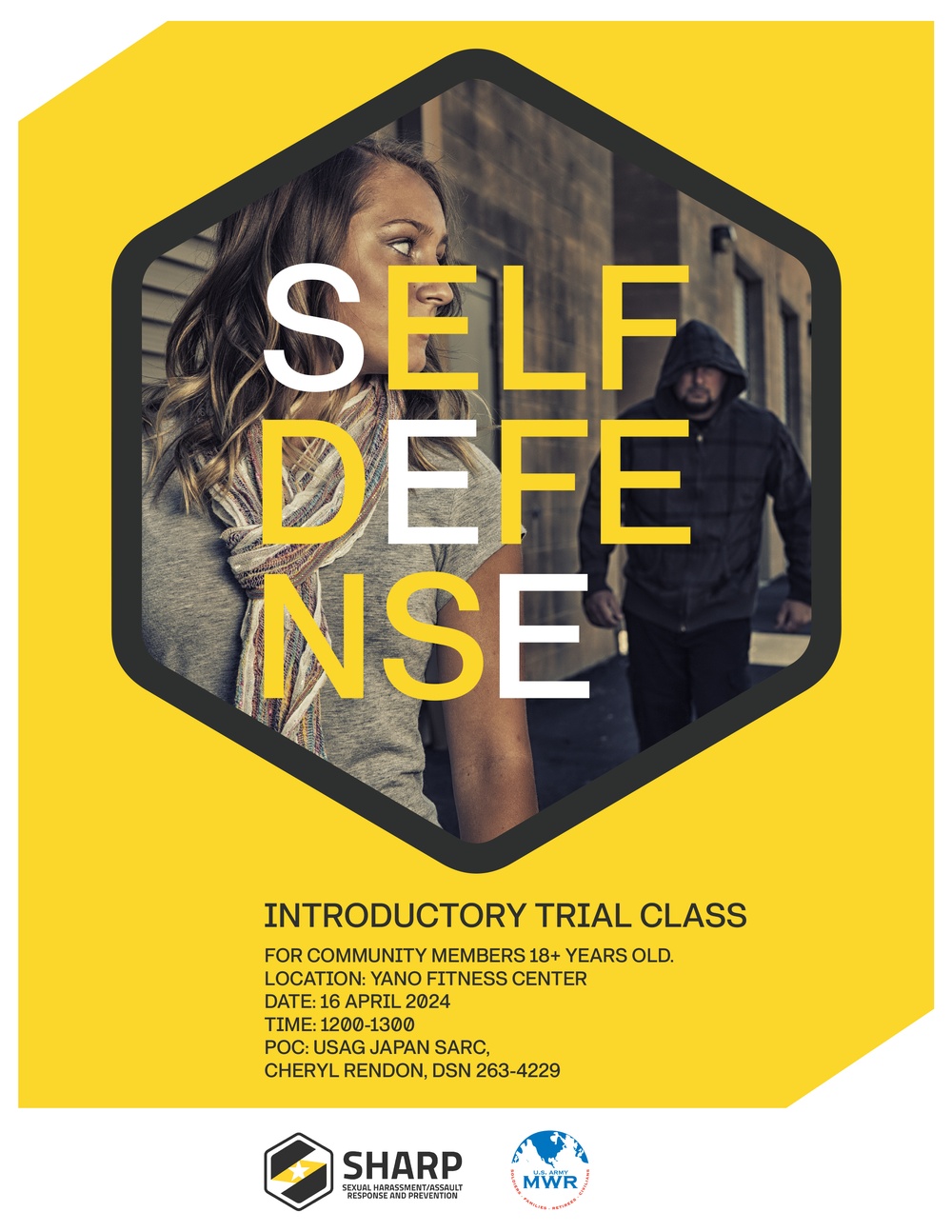 SHARP Self Defense Class Poster