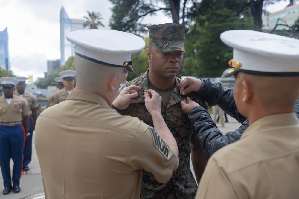 Marine To Be Promoted