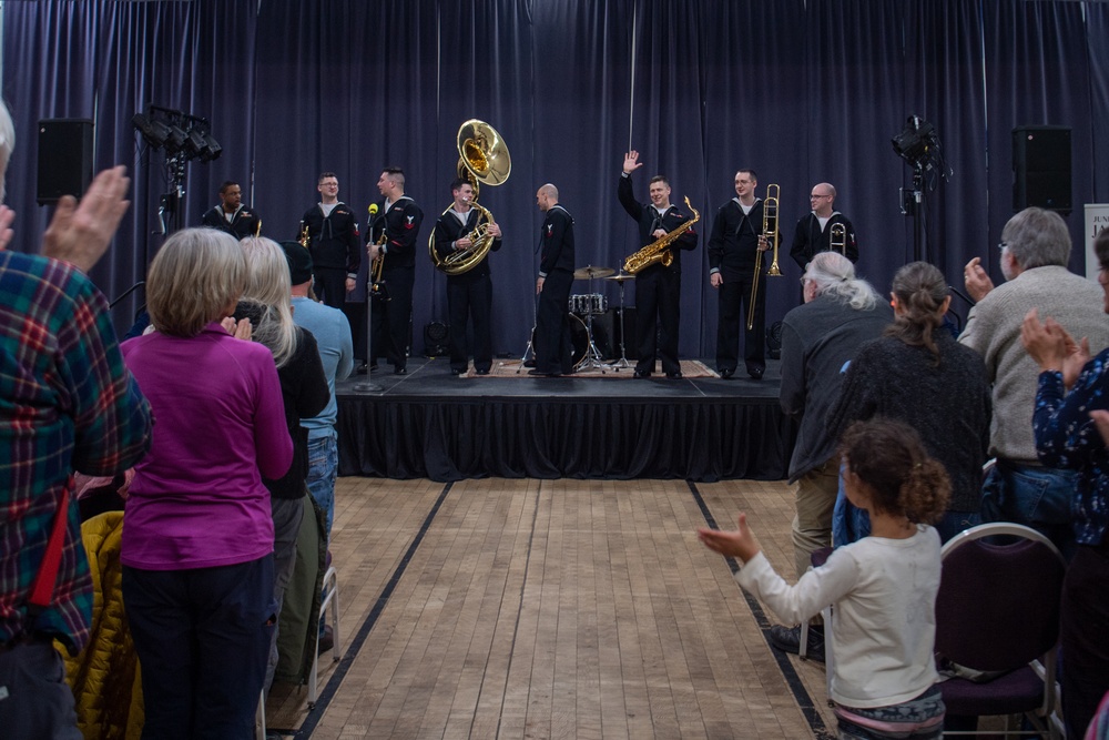 Navy Band Northwest Performs at Community Event