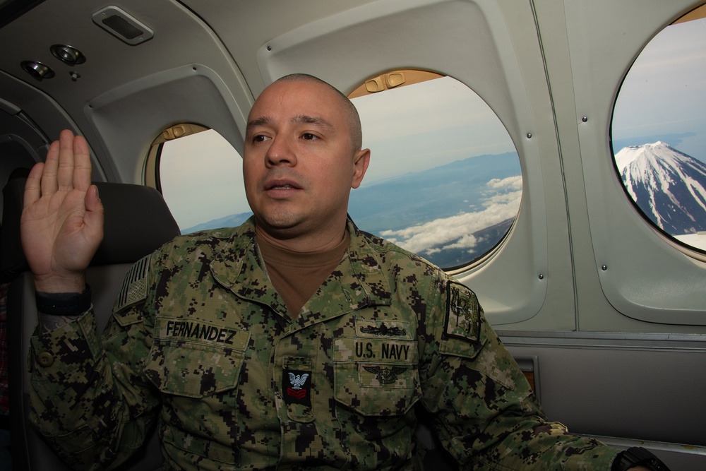 Reenlistment Ceremony Onboard Naval Air Facility Atsugi