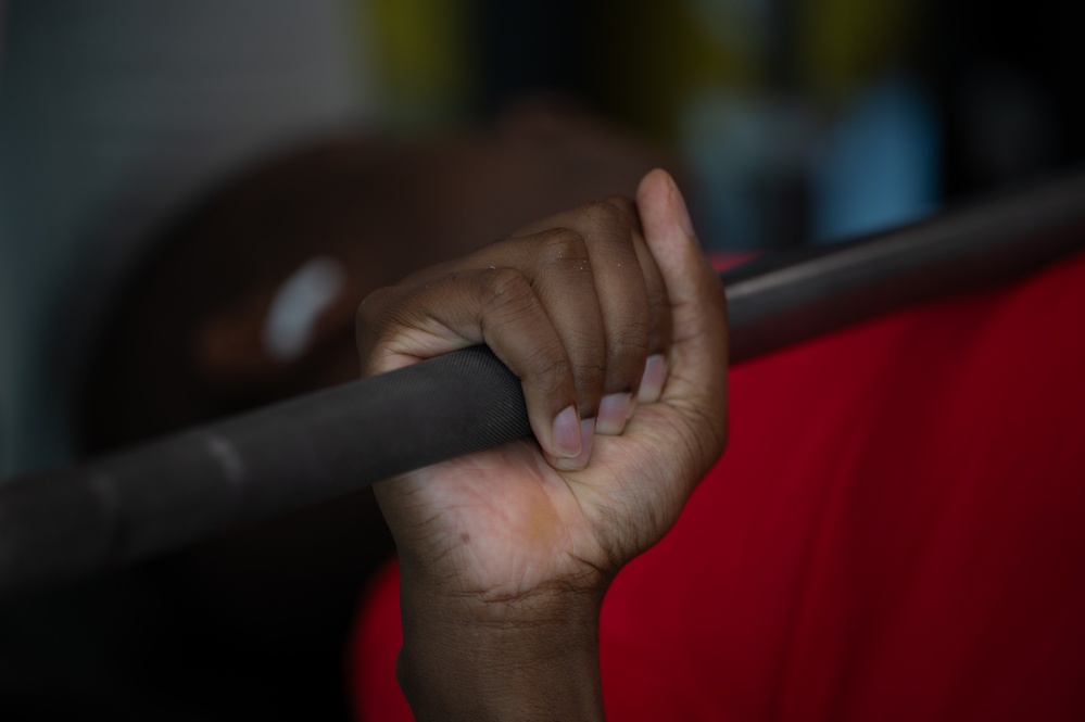 Wounded Warrior Regiment Members participate in a warrior athlete reconditioning program training camp at Nike World Headquarters