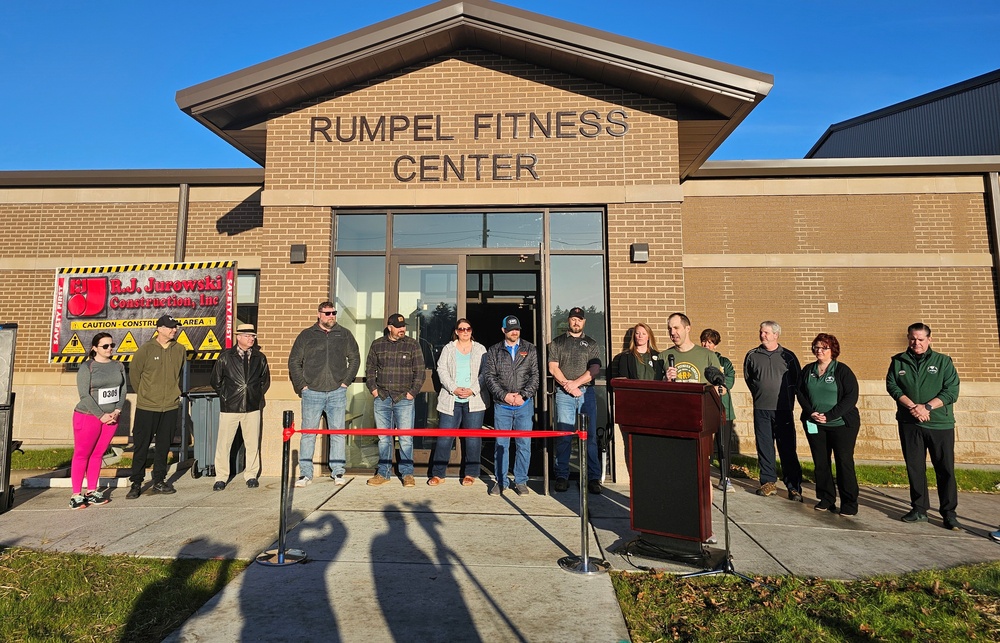 Fort McCoy holds grand reopening, ribbon-cutting ceremony for renovated fitness center