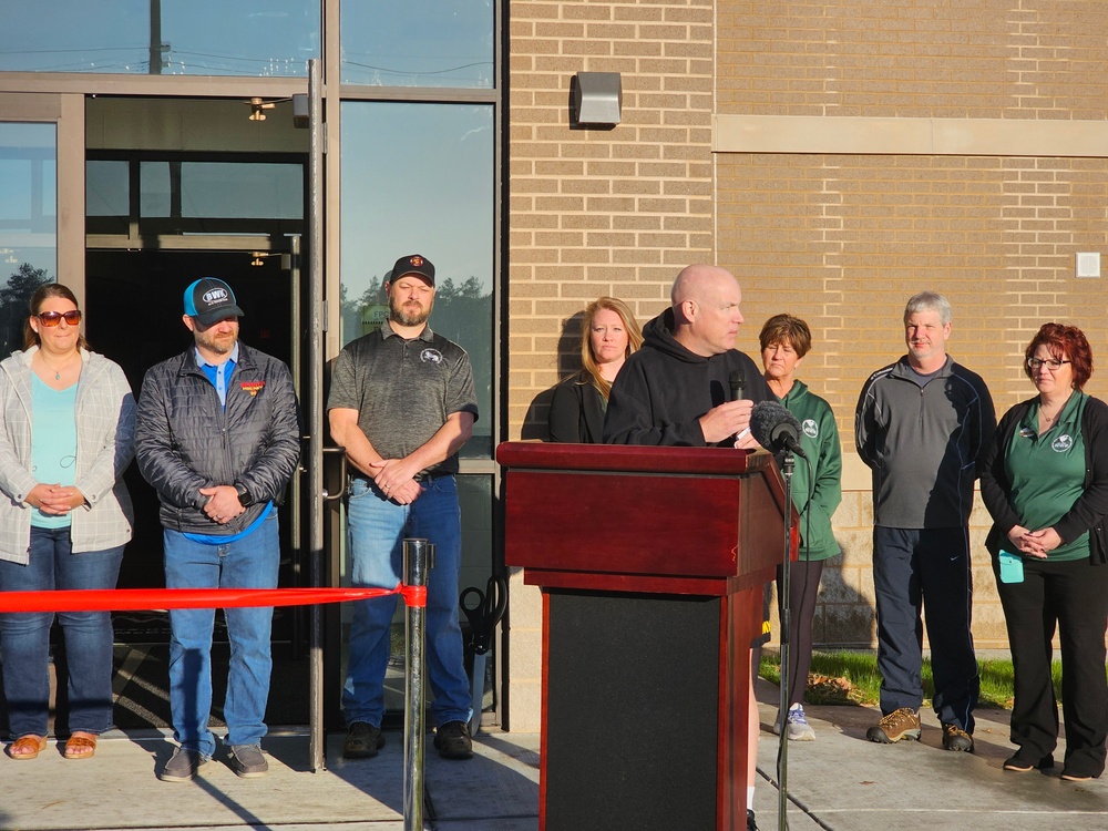 Fort McCoy holds grand reopening, ribbon-cutting ceremony for renovated fitness center