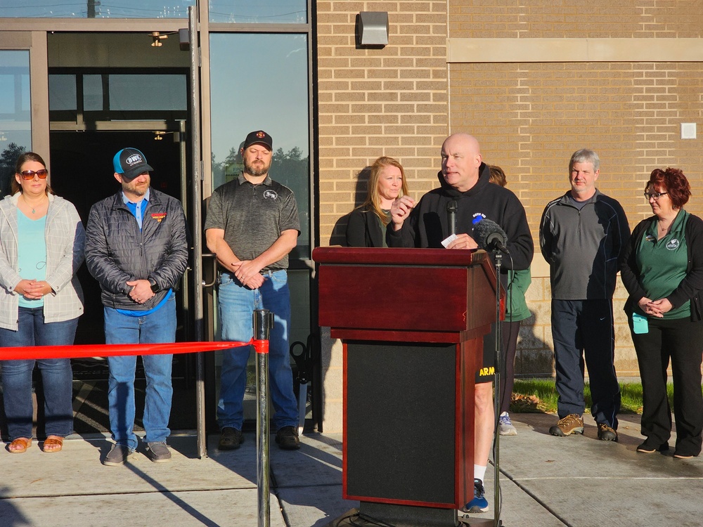 Fort McCoy holds grand reopening, ribbon-cutting ceremony for renovated fitness center