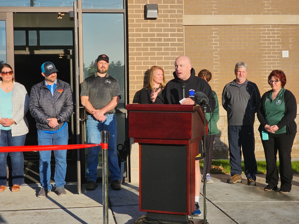 Fort McCoy holds grand reopening, ribbon-cutting ceremony for renovated fitness center