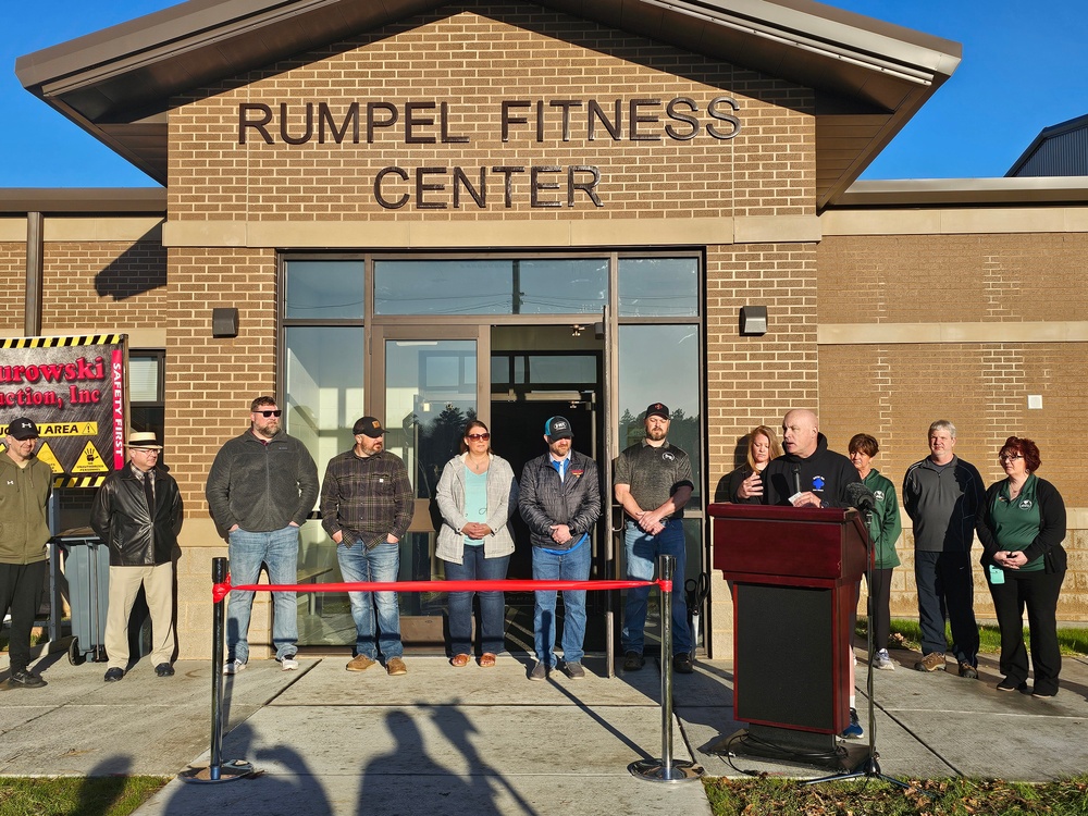 Fort McCoy holds grand reopening, ribbon-cutting ceremony for renovated fitness center