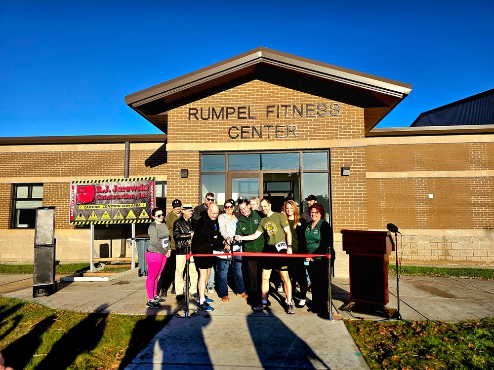 Fort McCoy holds grand reopening, ribbon-cutting ceremony for renovated fitness center