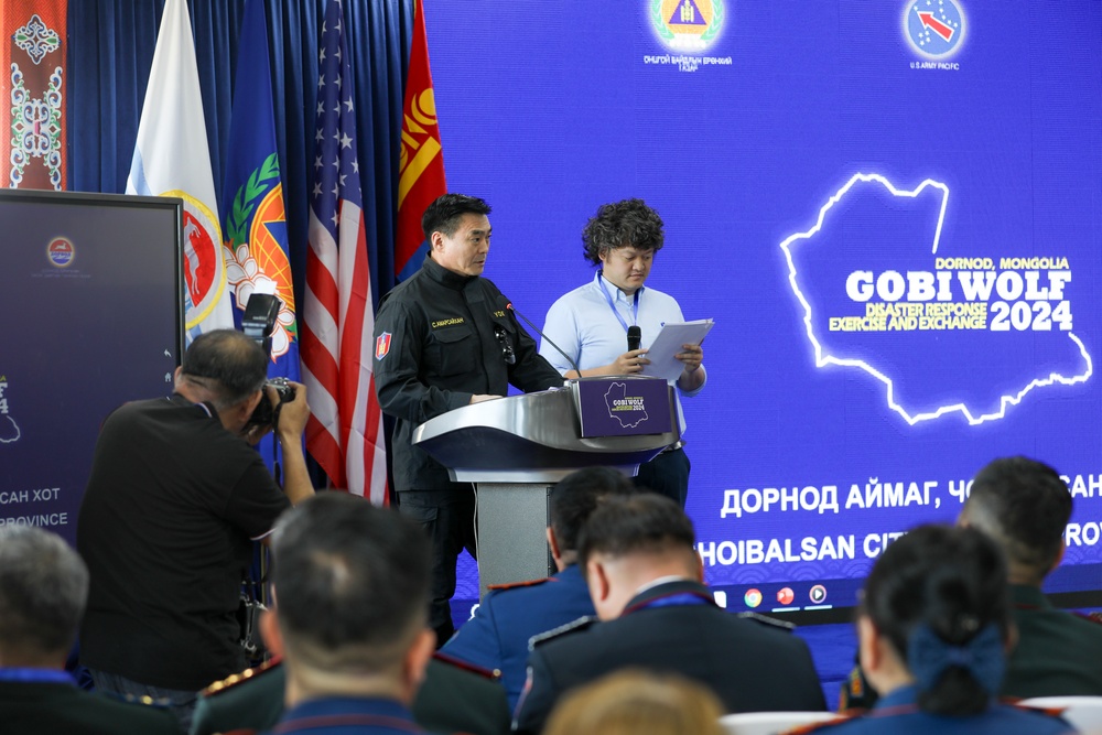 Exercise Gobi Wolf 2024 kicks off in the heart of the Mongolian