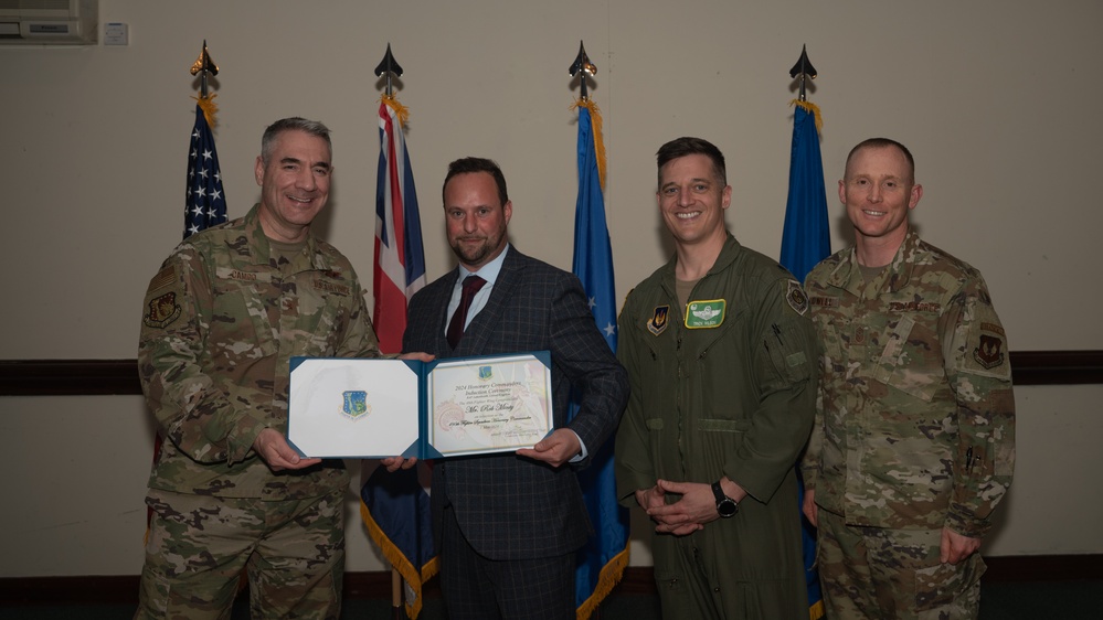 48th Fighter Wing Honorary Commander Ceremony 2024