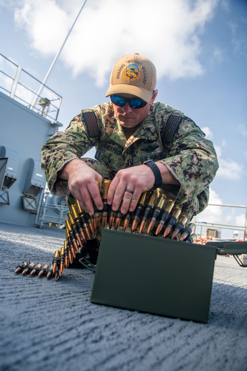 Hershel &quot;Woody&quot; Williams Conducts Crew-Served Weapon Live-Fire Exercise