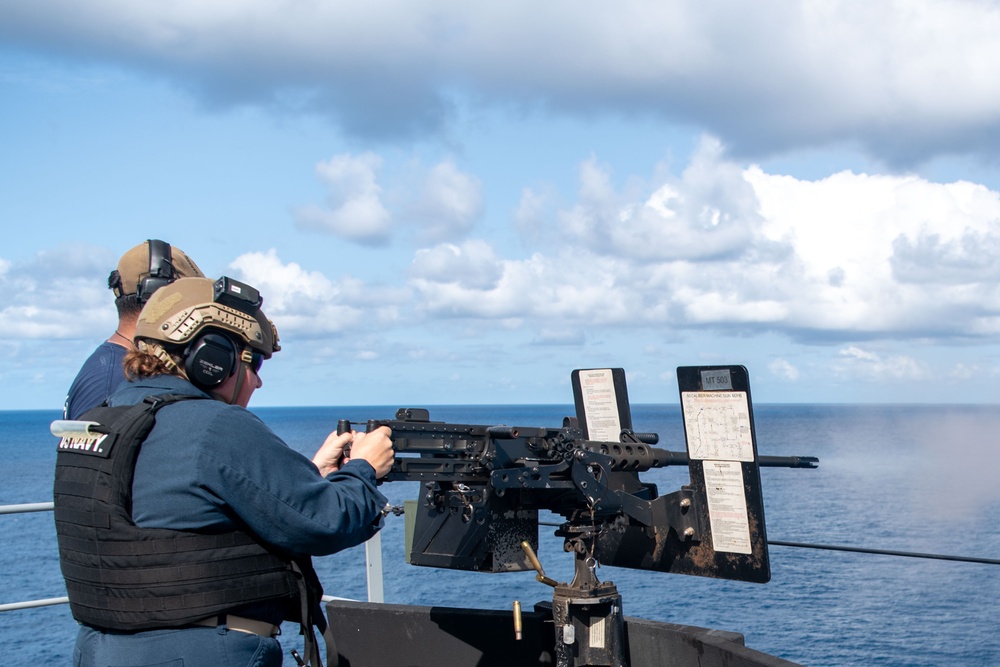 Hershel &quot;Woody&quot; Williams Conducts Crew-Served Weapon Live-Fire Exercise