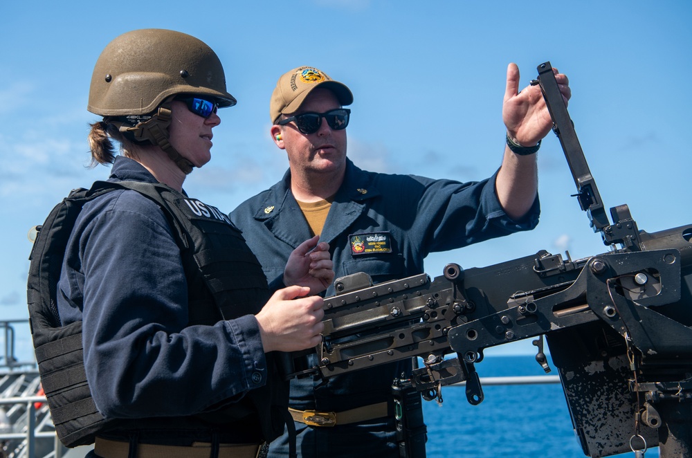 Hershel &quot;Woody&quot; Williams Conducts Crew-Served Weapon Live-Fire Exercise