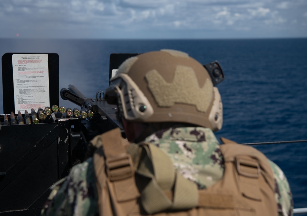 Hershel &quot;Woody&quot; Williams Conducts Crew-Served Weapon Live-Fire Exercise