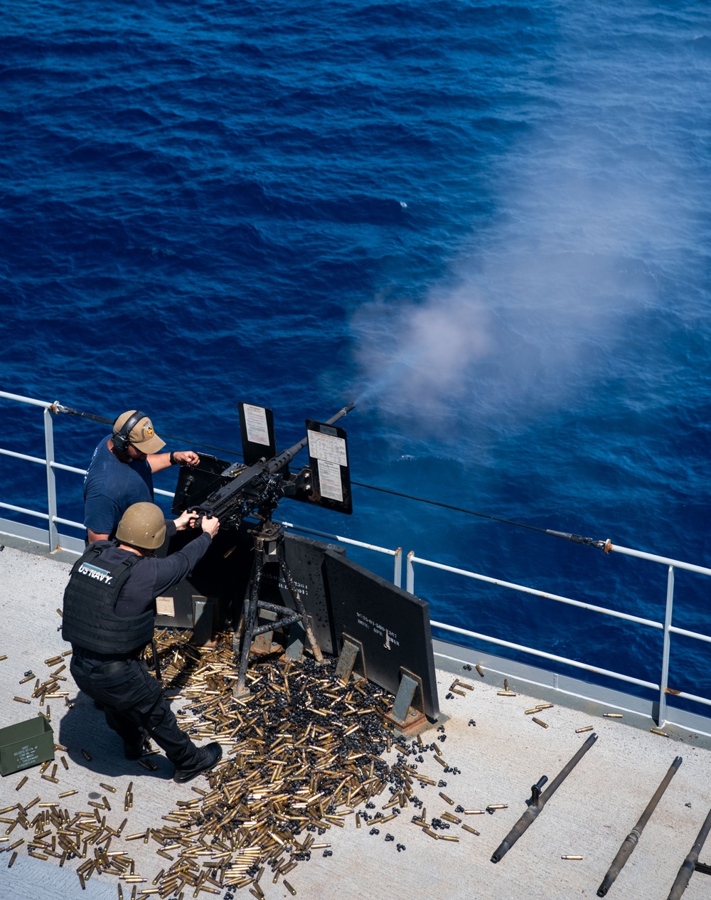 Hershel &quot;Woody&quot; Williams Conducts Crew-Served Weapon Live-Fire Exercise