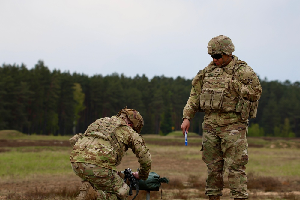 588th Brigade Engineer Battalion M4 Carbine Qualification Range